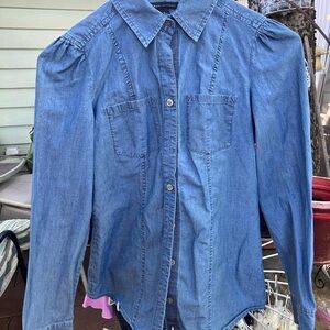 beautiful denim blouse